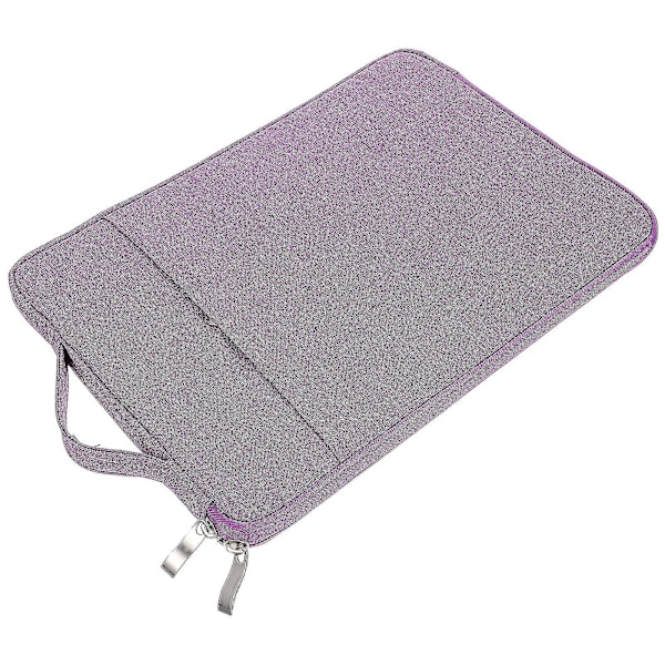 Laptopväska slitstark surfplatta handväska med påse (11 tum) Purple