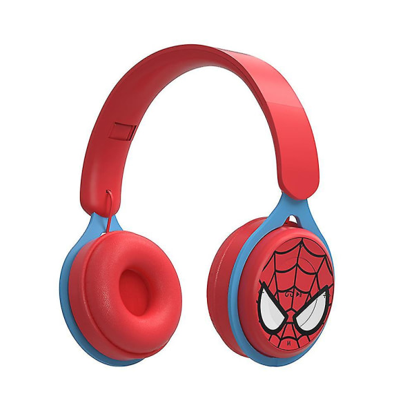 Trådløse Bluetooth-hodetelefoner for barn, justerbart barnehodesett for skole, hjem eller reise, Spider-Man / Captain America / Mikke Mus / Minnie Mus Spiderman