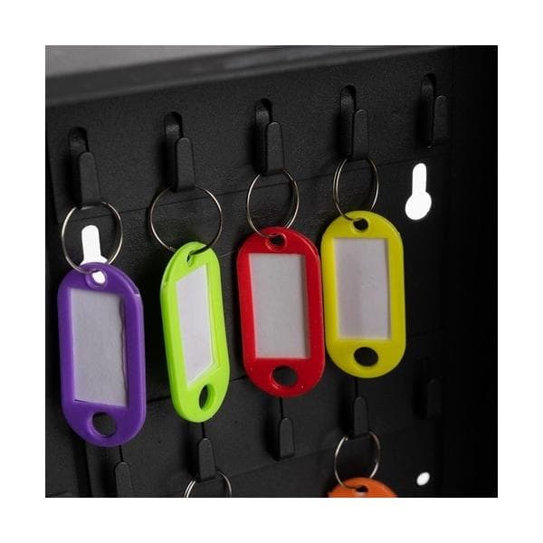 Key Box, 48 Key Hooks Wall Mounted Key Cabinet, Car Key Holder, Lockable Key Storage Box