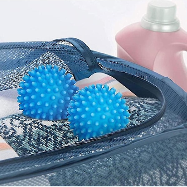 Set med 2 multifunktionsbollar för fluffigare tvätt - Blå polyvinylklorid