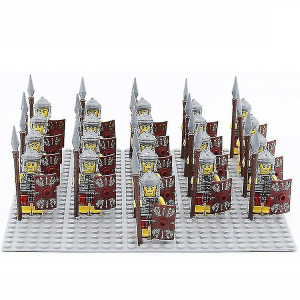 21 kpl/setti Rooman sotilas Centurion sotilaat Minifigures armeijan lelut kokoelma lapsille