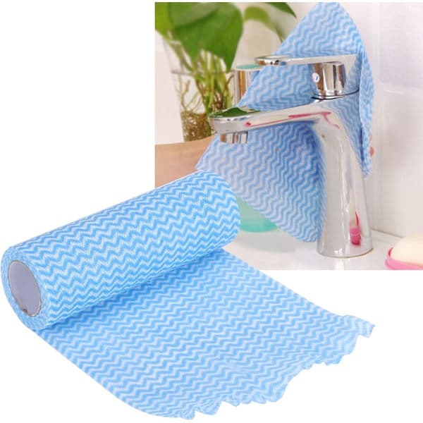Disposable Non-Woven Dish Rags, Cleaning Cloth for Hobs, Sinks, Extractor Fans, Kitchenware (27*28cm)