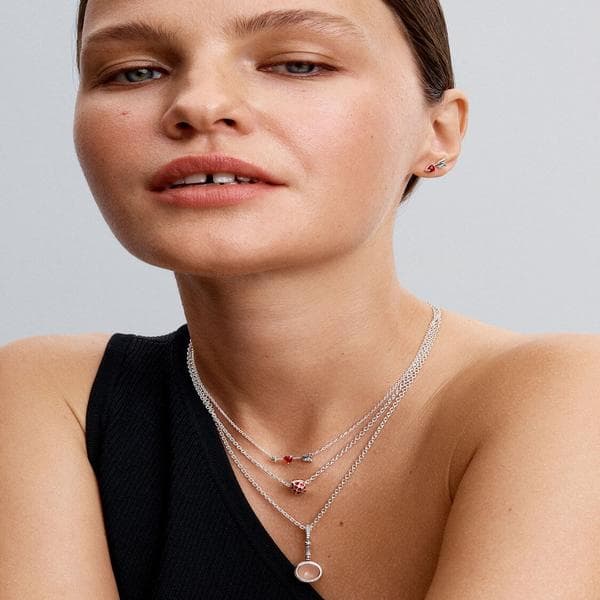 Pandora - Hjerte Rund Clip Charm - Sterlingsølv