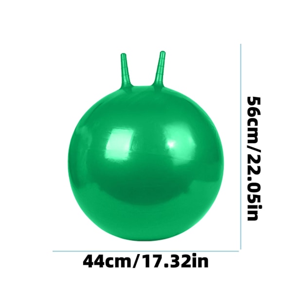 Stor øvelse Retro Space Hopper Lege Bold Legetøj Børn Voksen Spil Bouncing Ball Green