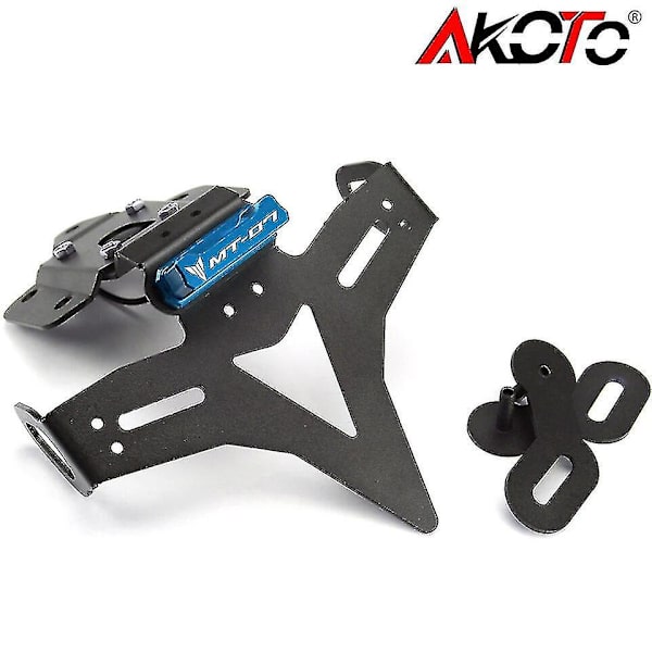 Høy kvalitet for Yamaha Mt-07 Fz-07 Fz07 Mt07 2014 2015 2016 2017 2018 2019 2020 2021 skiltplateholderramme med LED-lys