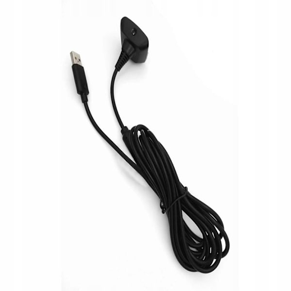 Ladekabel til Xbox 360-controller - 150cm sort black 80