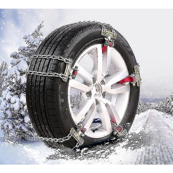 Nödhjulsdäck Snö Antisladdkedjor för bilmotorfordon däcktillbehör