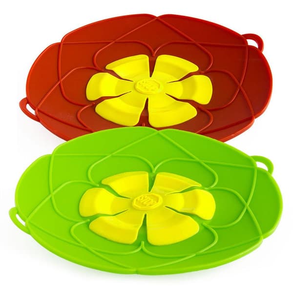 2-pakning Kokoverløpsbeskyttelse / Multilock i Silikon - Flere Farger multicolored