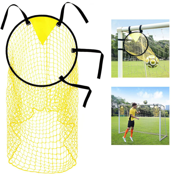 Fodboldmål Target Træningsudstyr, Fodbold Target Goal, Fodbold Mål Target til forbedring af skydning, Football Target Net 1pcs