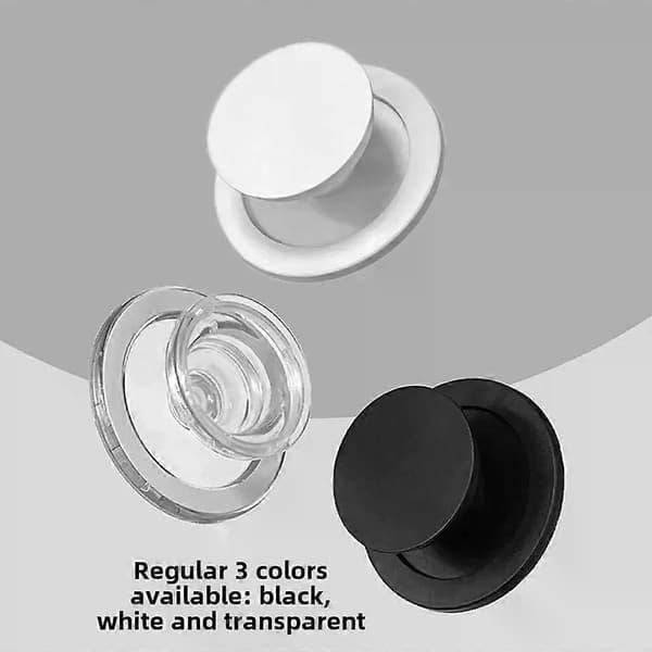 Magnetisk vikbar mobiltelefonhållare Fickstöd för Magsafe iPhone 16 15 14 Mac Safe Ring Finger Expanderande Stativ White