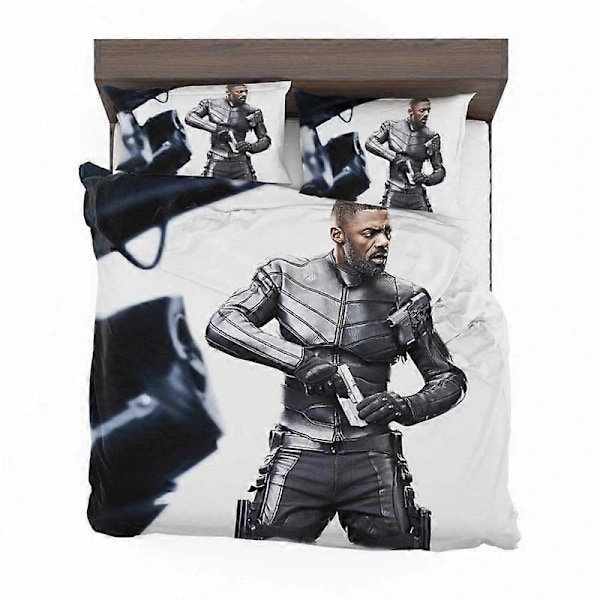 v4214 Sengetøy Idris Elba i Fast & Furious Presents Hobbs & Shaw Dynetrekksett Sengetøy IU4214 240x260cm 94x102in