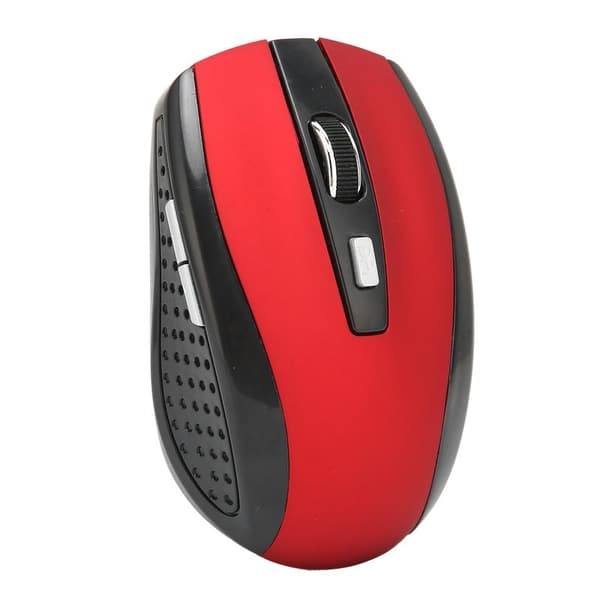 Mini Wireless Mouse 2.4GHz 3 Levels DPI Adjustable Wide Compatibility Mini Matte Texture Computer Accessories Red