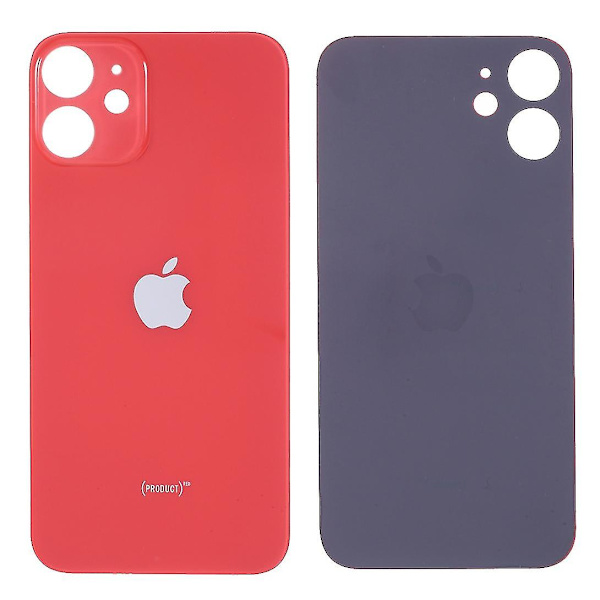 Batterihus til iPhone 12 (standardversion med kameraringhul) Red Style A iPhone 12 6.1 inch