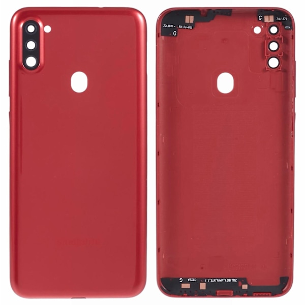 Til Samsung Galaxy A11 (EU-versjon) A115 OEM Bakre Batteri Deksel Byttedel - Rød