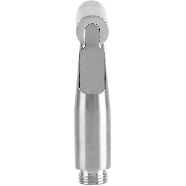 Håndholdt bidet dusjhode i rustfritt stål for toalett, baby klut bad bleie dusjhode dusj vann spray erstatningshode for kjøkken og bad