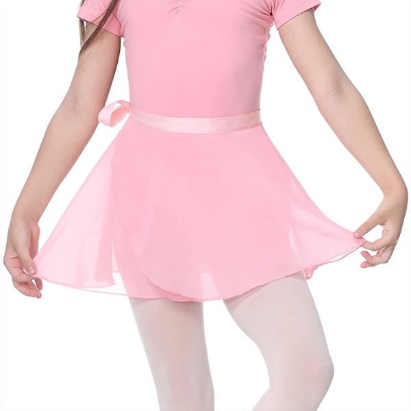 Ballet Wrap Skirt Pull-on Ballet Skirts For Girls Ballet Skirt Toddler Ballerina Dance Skirt L-2xl Black L