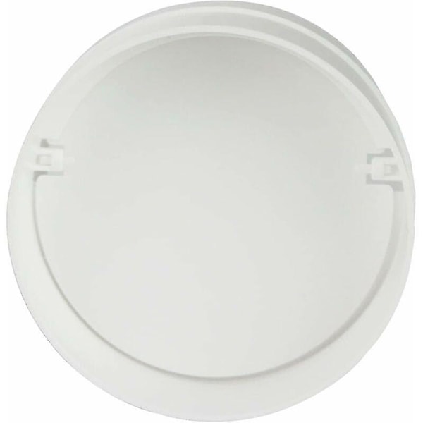100mm Tilbagevendende Rørforbindelse PVC Hvid Rundt Gitter