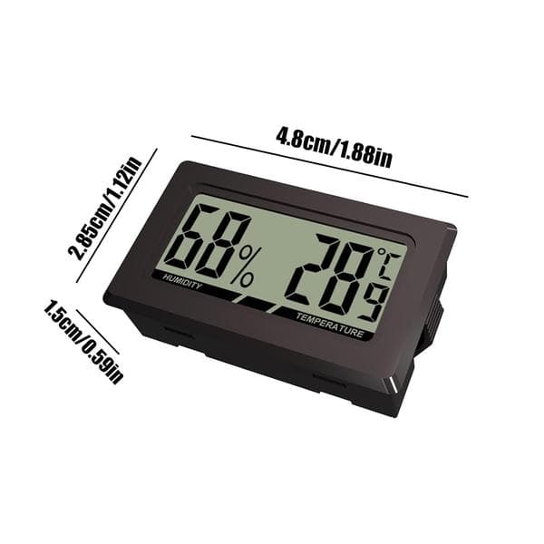 Generic Digital Room Thermometer, Indoor Thermometer, Small LCD Thermometer, LCD Temperature and Humidity Meter