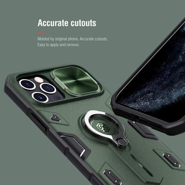 iPhone 12 Pro Max Slide Kameradeksel Grønn