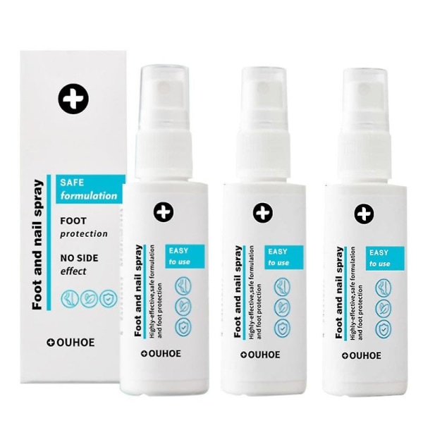 3x Deodoranttijalkaspray 30ml Luonnollinen hajunpoistoaine Stinky Feet Skin Care Deodorant Supplies Spray