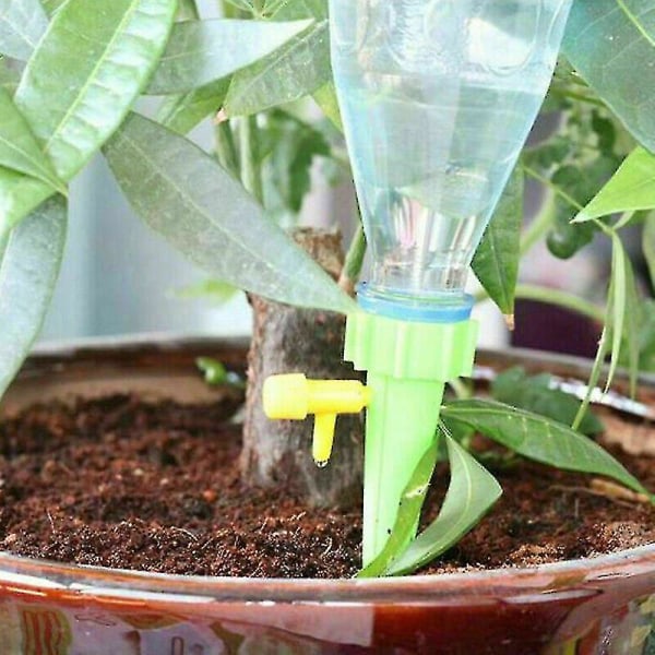 Automatisk droppbevattning för blommor och växter - Självbevattningspinnar för trädgård 12PCS