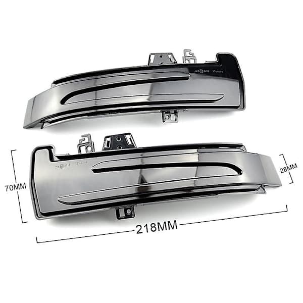 Dynamiske LED-blinklys til sidespejl til W204 W176 W212 CLA C E S GLA Cl