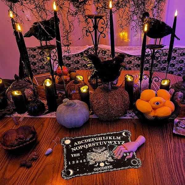 Træ Pendul Board Dowsing Board Enkelt Sidet Fortune Telling Divination Board Metafysisk Message Board Alter Board No. 3