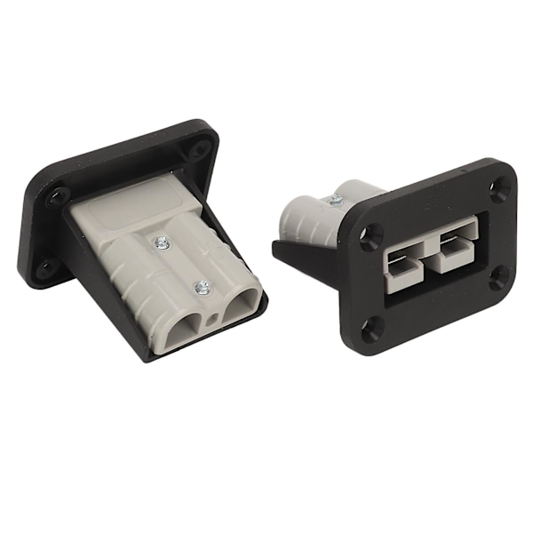 2 stk 50A pluggmonteringspanel flammehemmende innebygde kontakter planmontert innfelt plate for Anderson Power SB50-seriekontakt