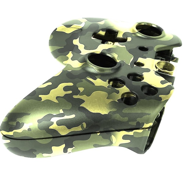 Komplett skyddande hölje ersättningsdelar kompatibla med Xbox One trådlös handkontroll knappändring Botao Green camouflage