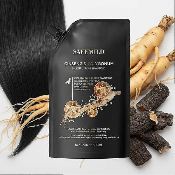 1-5 st Ginseng & Polygonum Multiflorum Schampo för att förhindra håravfall och främja hårväxt 2PCS