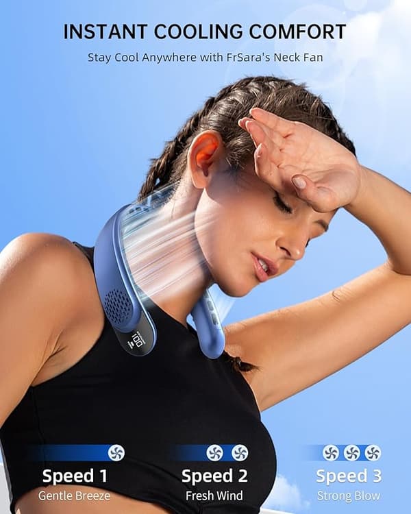 Genopladelig Halsventilator Personlig Ventilator