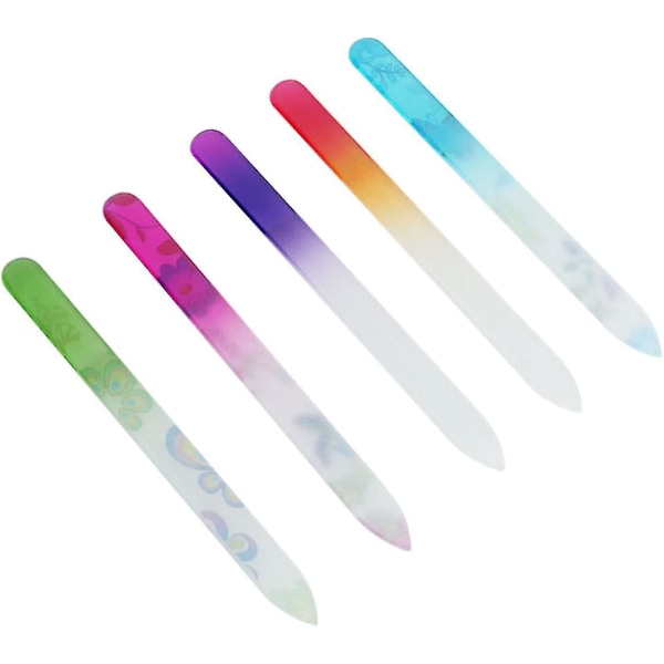 5 Pcs Professional Nail File Nail Shine Buffer Nail Tools Diamond Nail File