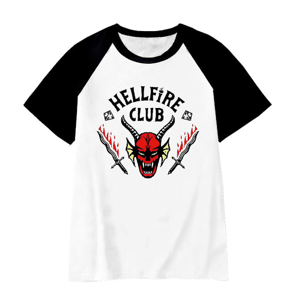 5-10 Years Kids Stranger Things Season 4 Hellfire Club Eddie Short Sleeve T-shirt Gifts 7-8 Years