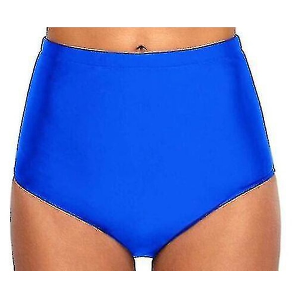 Naisten kuukautisvuodon uimahousut Shorts High Bikini Shorts Bottoms Running Swim Blue 2 S