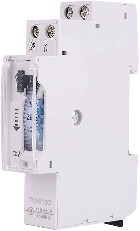 Rail Time Switch Intelligent Din Rail Timing Control Switch Timer Relay Tm610c 220v För Gatubelysning