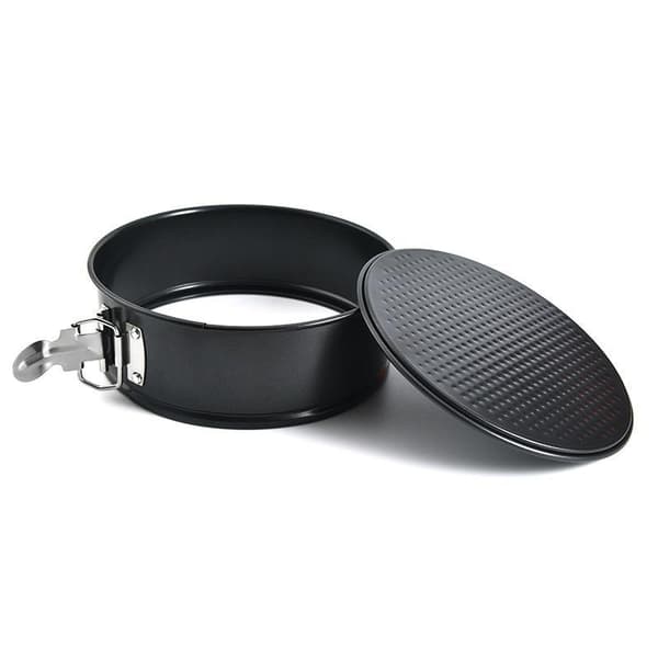 Springform Tårtform, Rund Kakform, Rostfritt Stål, Svart, 18,5 cm-FA-