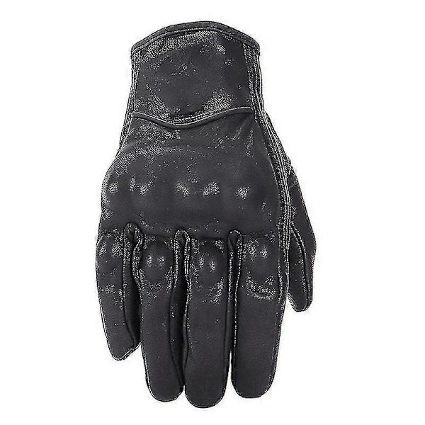 Retro aitoa nahkaa moottoripyörä hanskat Moto vedenpitävät hanskat Motocross hanska Hk M