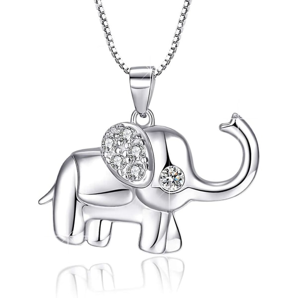 Elefant Ankelkæder / Armbånd / Halskæde Til Kvinder 925 Sterling Sølv Elefanter Smykker Necklace