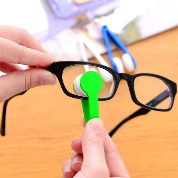 5 st bärbara glasögontork, multifunktionell bärbar glasögonborste Mini solglasögon mikrofiber