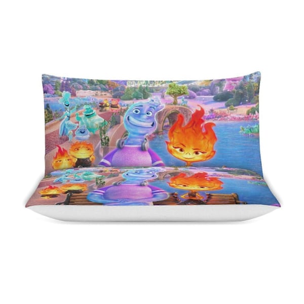 x409 Elemental 3-osainen vuodevaatesetti Lämmin ja mukava pehmeä pussilakanasetti 1 pussilakanalla ja 2 tyynyliinalla makuuhuoneeseen b409 135x200cm 53x78in