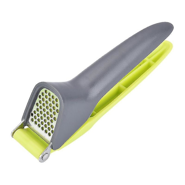 Garlic Press 2-in-1 Garlic Mincer and Slicer Large Garlic Presser Crusher with Cleaning Brush and Peeler