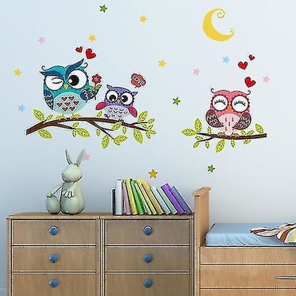 2 stk. Børneværelse Børnehave Soveværelse Sengekants Dekorative Stickers-64x43cm