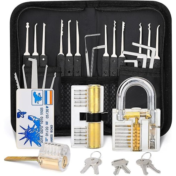 34-Piece Lock Picking Tool Set