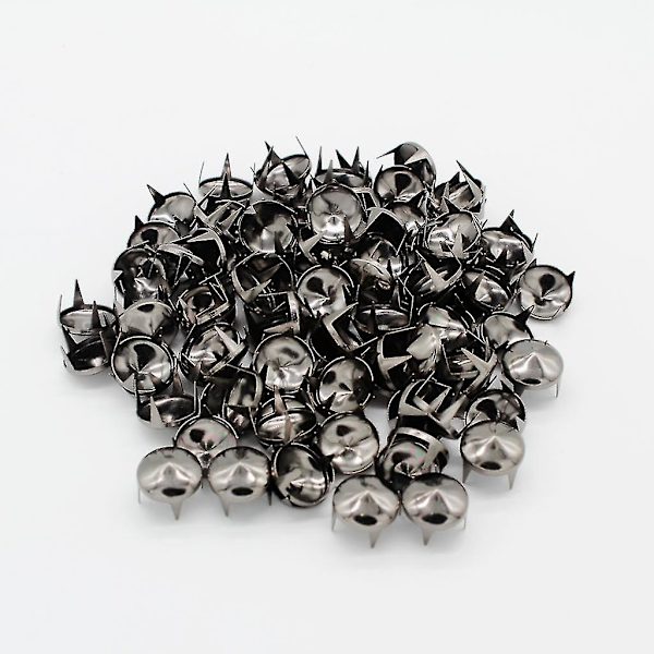 200 stk. 12mm Metal Cone Rivets Claw Studs Prong Til Tasker Tøj Hatte