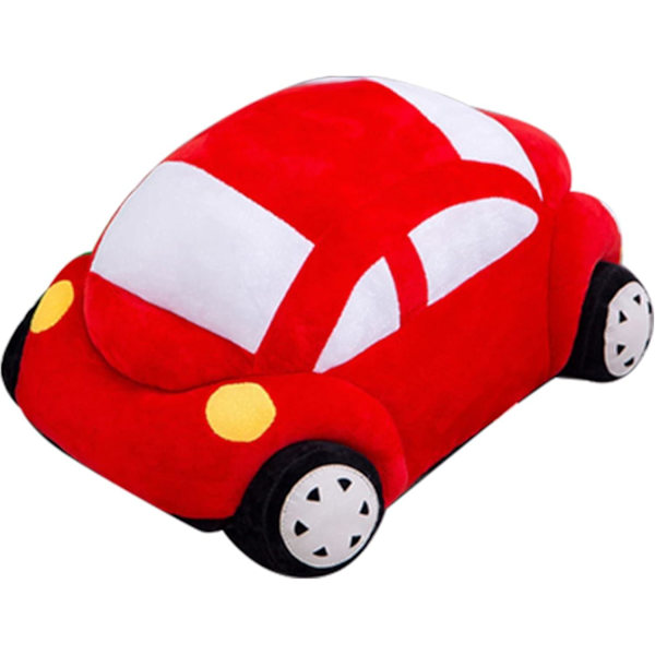 Punainen 35 cm:n pehmoauto, täytetty autopehmolelu, lahja pojille