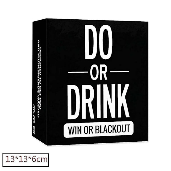 Do Or Drink - Juomapelikorttipeli Juo Tai Usko Tarot-korttipakka Korttipeli SXQ