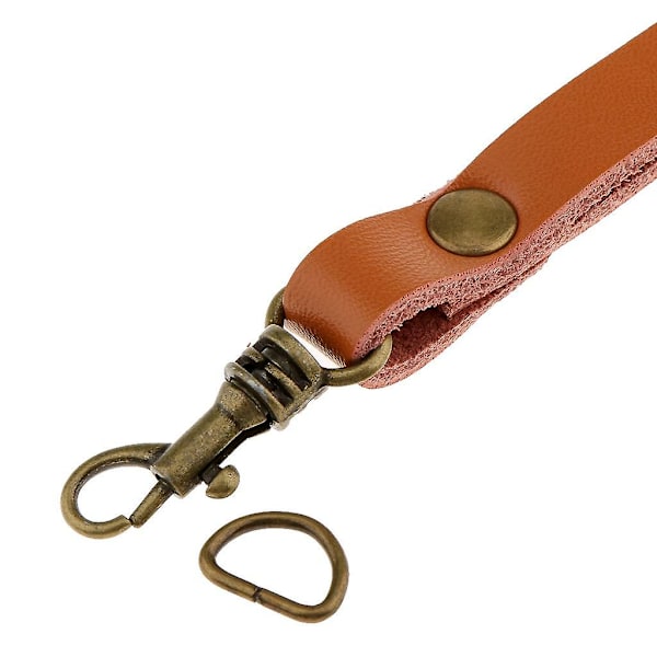3x erstatning ekte skinn håndledd clutch håndledd veskestropp Khaki