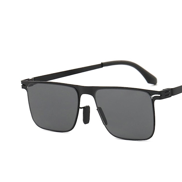 Solglasögon för kvinnor med UV-skydd, anti-sjövatten UV-skydd för racing, skidåkning, klättring och vandring Black Frame Gray