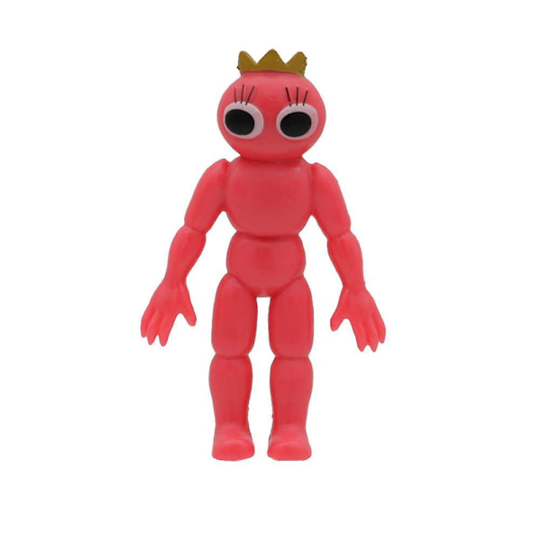 8 stk Roblox Game Rainbow Friends Actionfigur Blå Rød Dukke PVC Leke Samleobjekt Modell Leke Barn Julegave