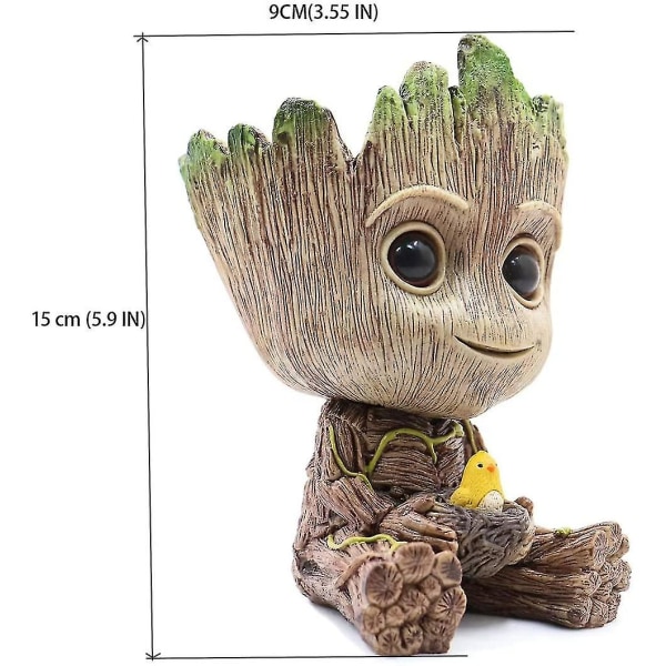 Kukkruukkupuu Kynä Kukkruukku Baby Groot Kukkruukku Kasvi Kynä Toimintahahmo A